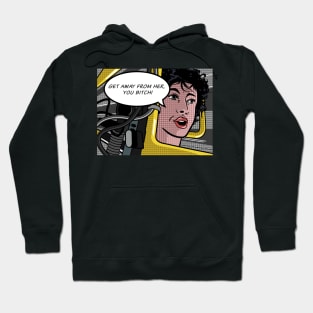 Ellen Ripley in Aliens as Roy Lichtenstein Pop Art Hoodie